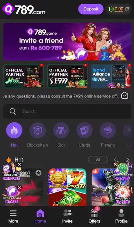 Q789 Game New Earning App in Pakistan 2025 image