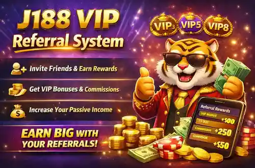 j188 game vip referral system with rewards
