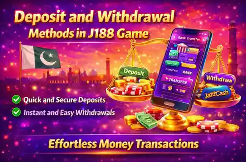 j188 game deposit and withdrawal options